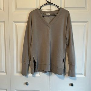 Cable & Gauge SPORT, Gray, Small, V-neck,